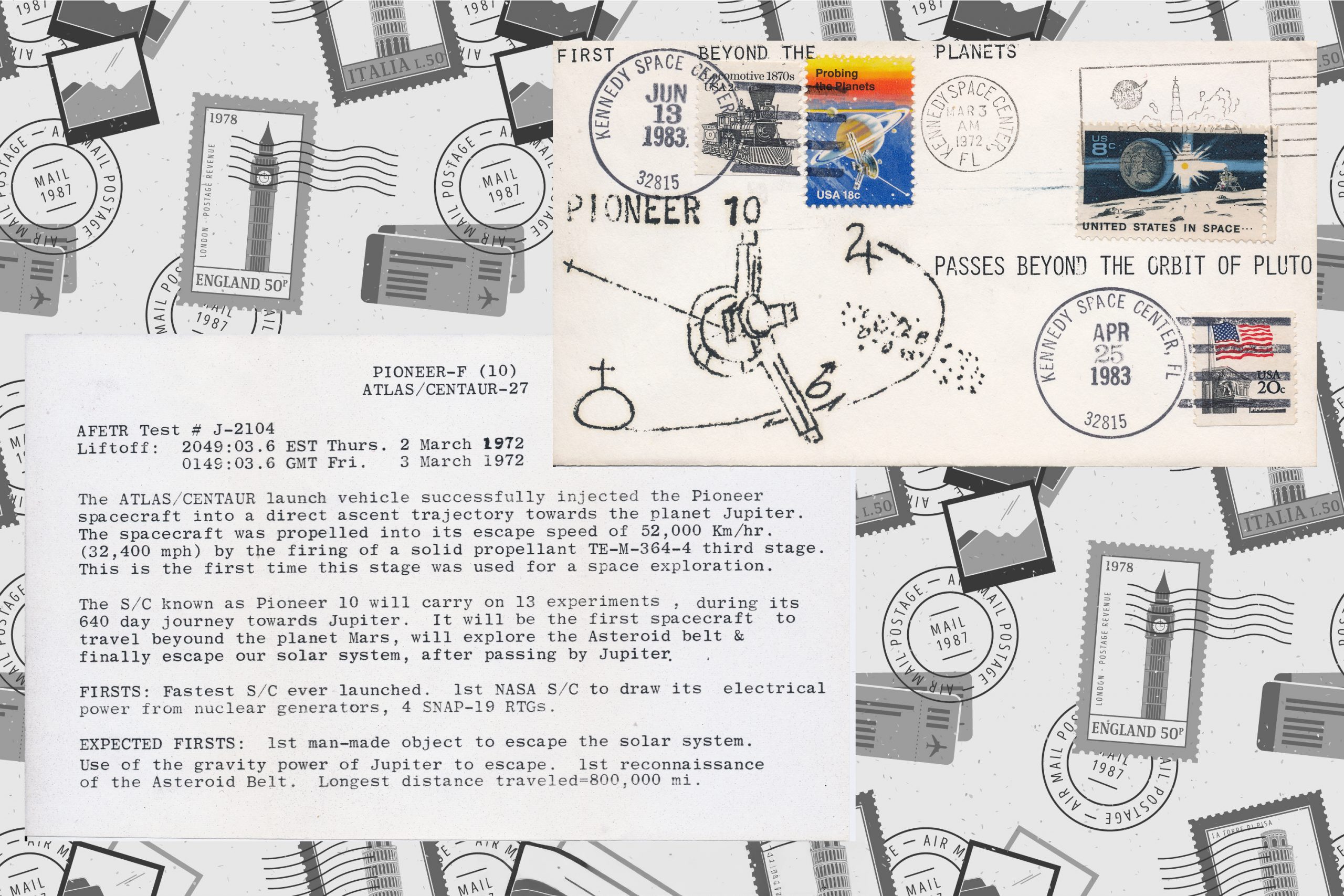Pioneer 10 Travels Beyond Pluto (1983)