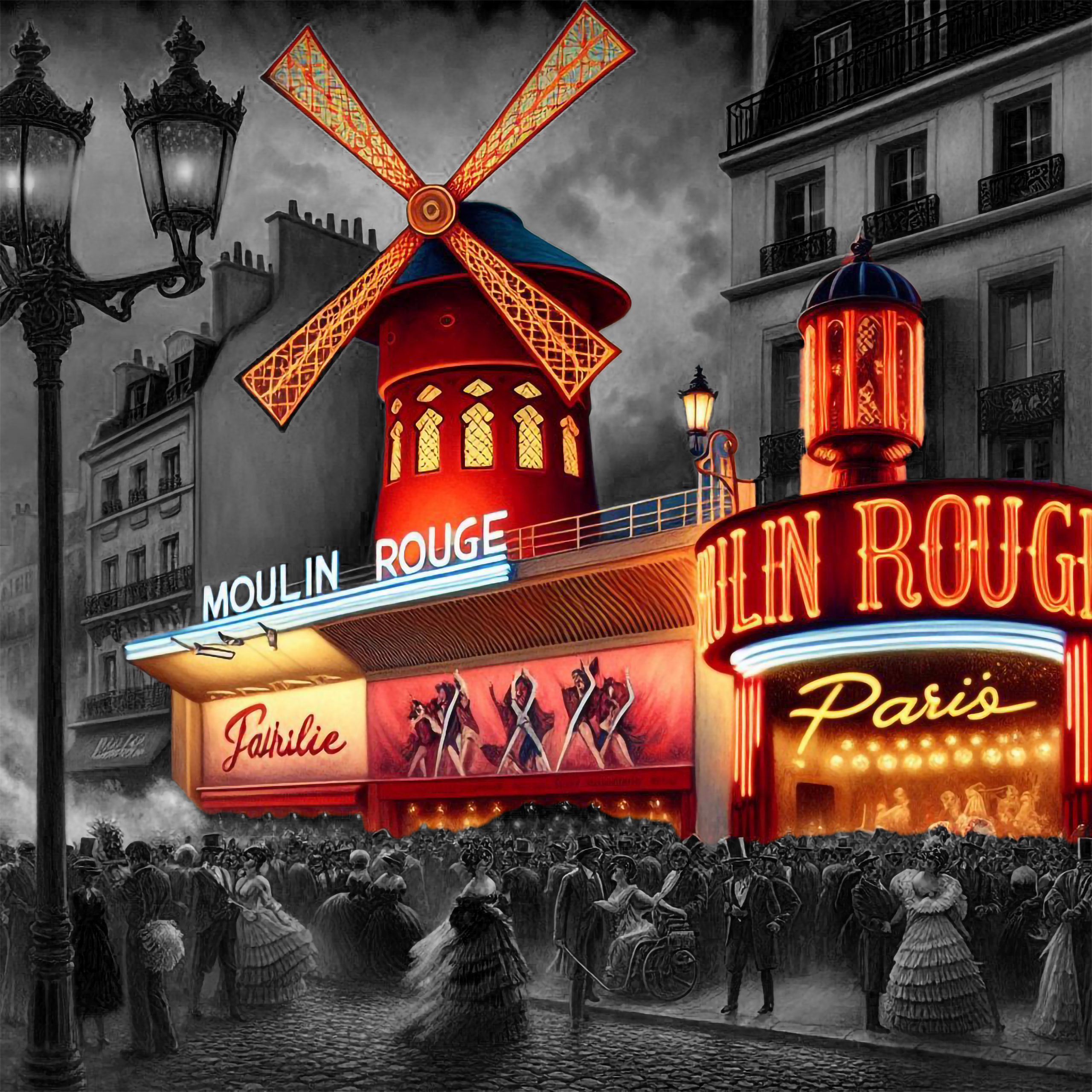 Opening of the Moulin Rouge (1889)
