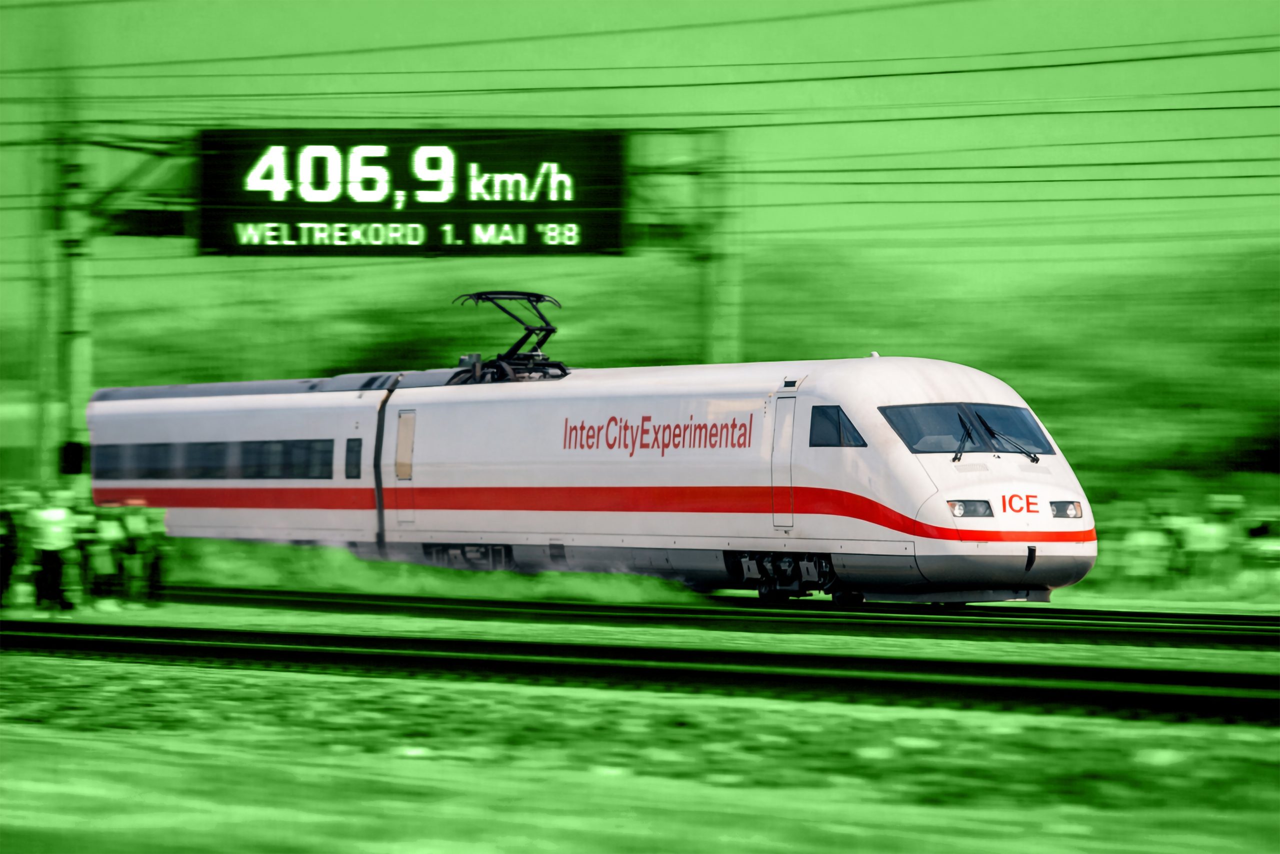 Intercity Experimental reaches 406km/h (1988)