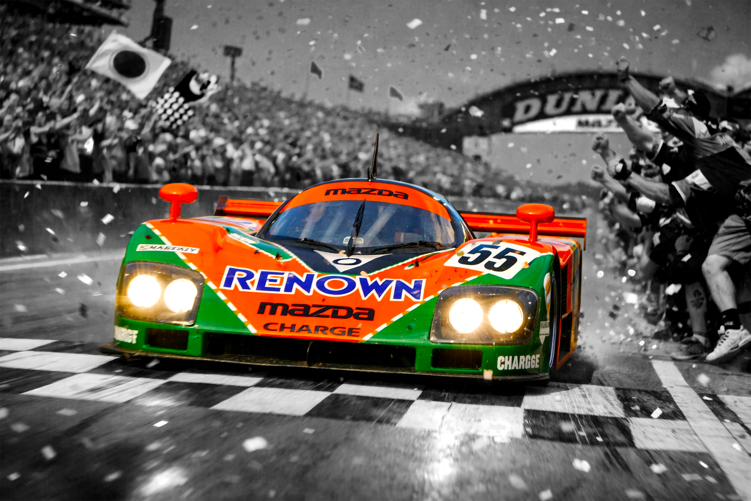 Mazda 787B Wins The 24 Hours of Le Mans (1991)