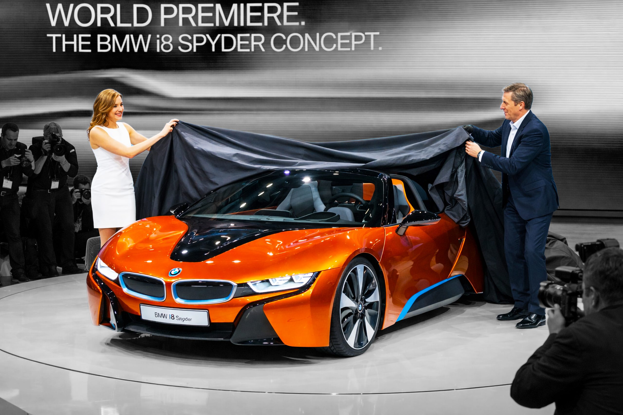 BMW i8 Spyder Concept Unveiled (2015)